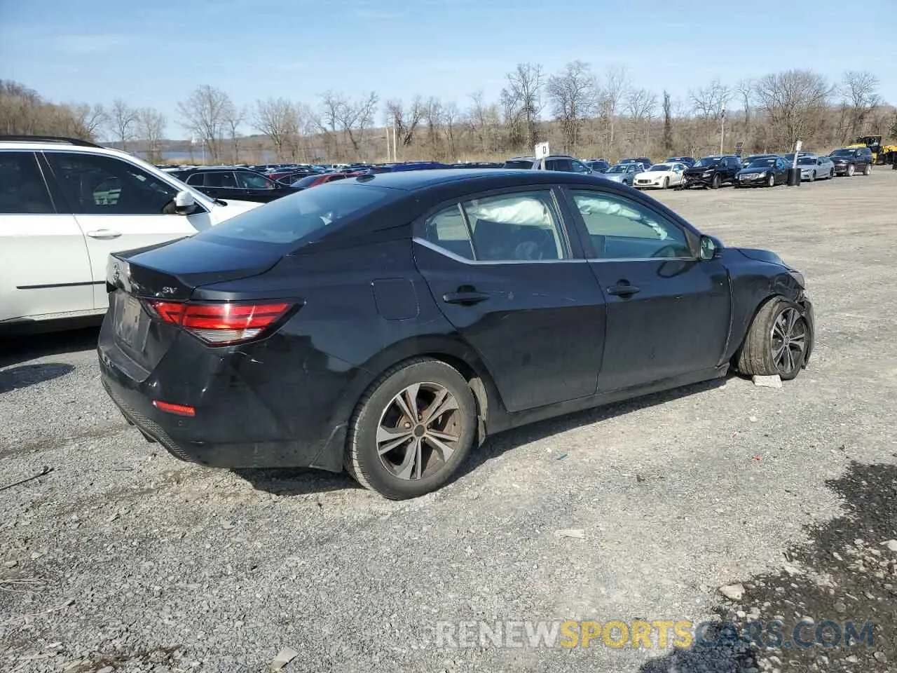 3 Photograph of a damaged car 3N1AB8CVXLY301568 NISSAN SENTRA 2020