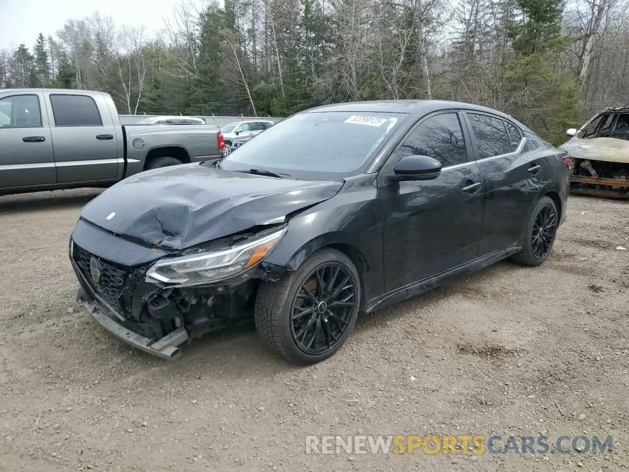 1 Photograph of a damaged car 3N1AB8DV0LY211442 NISSAN SENTRA 2020