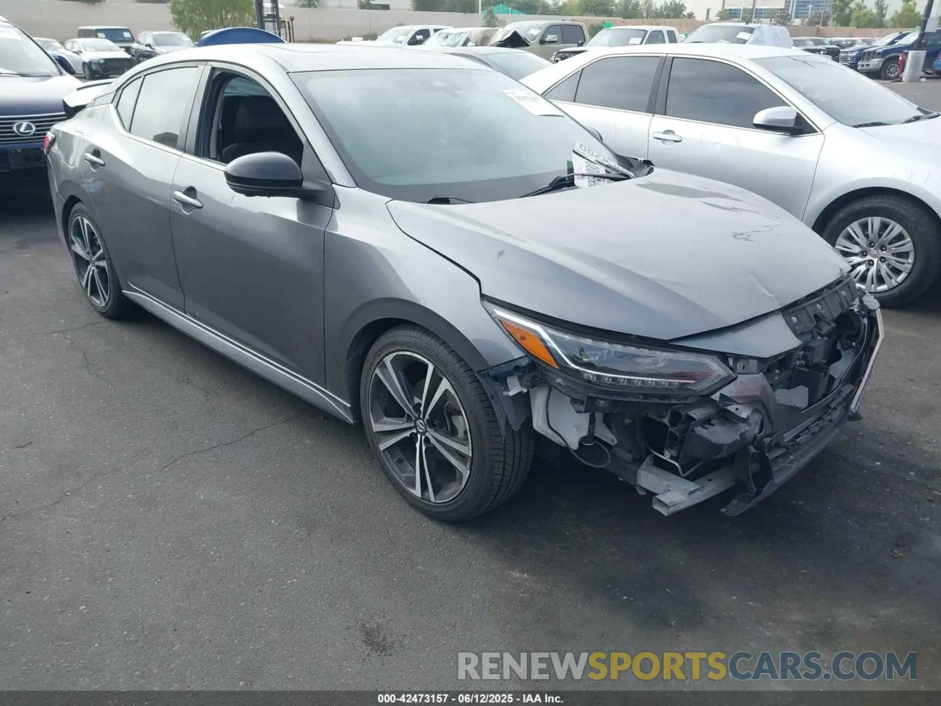 1 Photograph of a damaged car 3N1AB8DV0LY226491 NISSAN SENTRA 2020