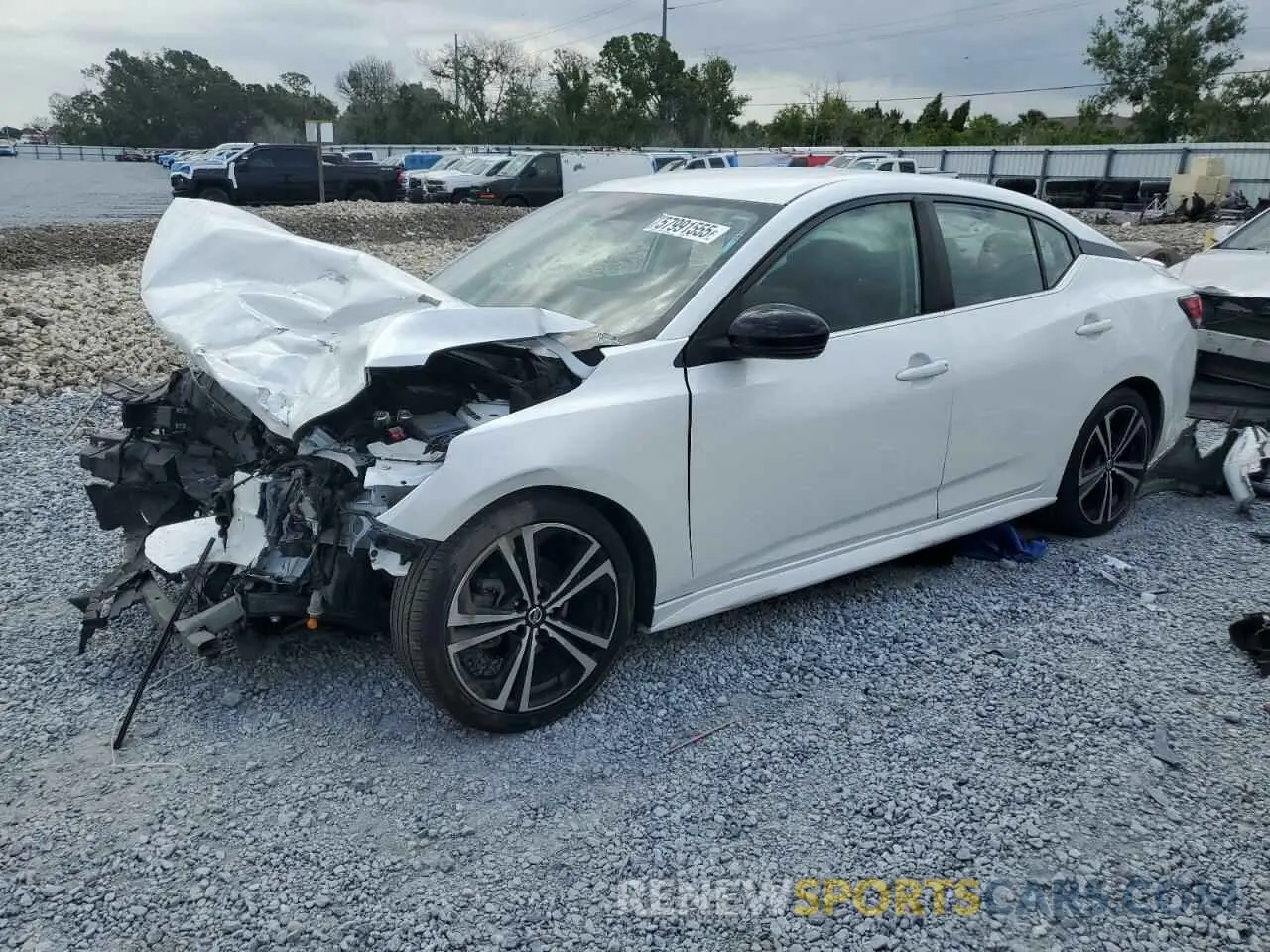1 Photograph of a damaged car 3N1AB8DV0LY237801 NISSAN SENTRA 2020