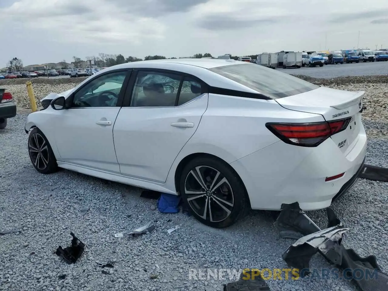 2 Photograph of a damaged car 3N1AB8DV0LY237801 NISSAN SENTRA 2020