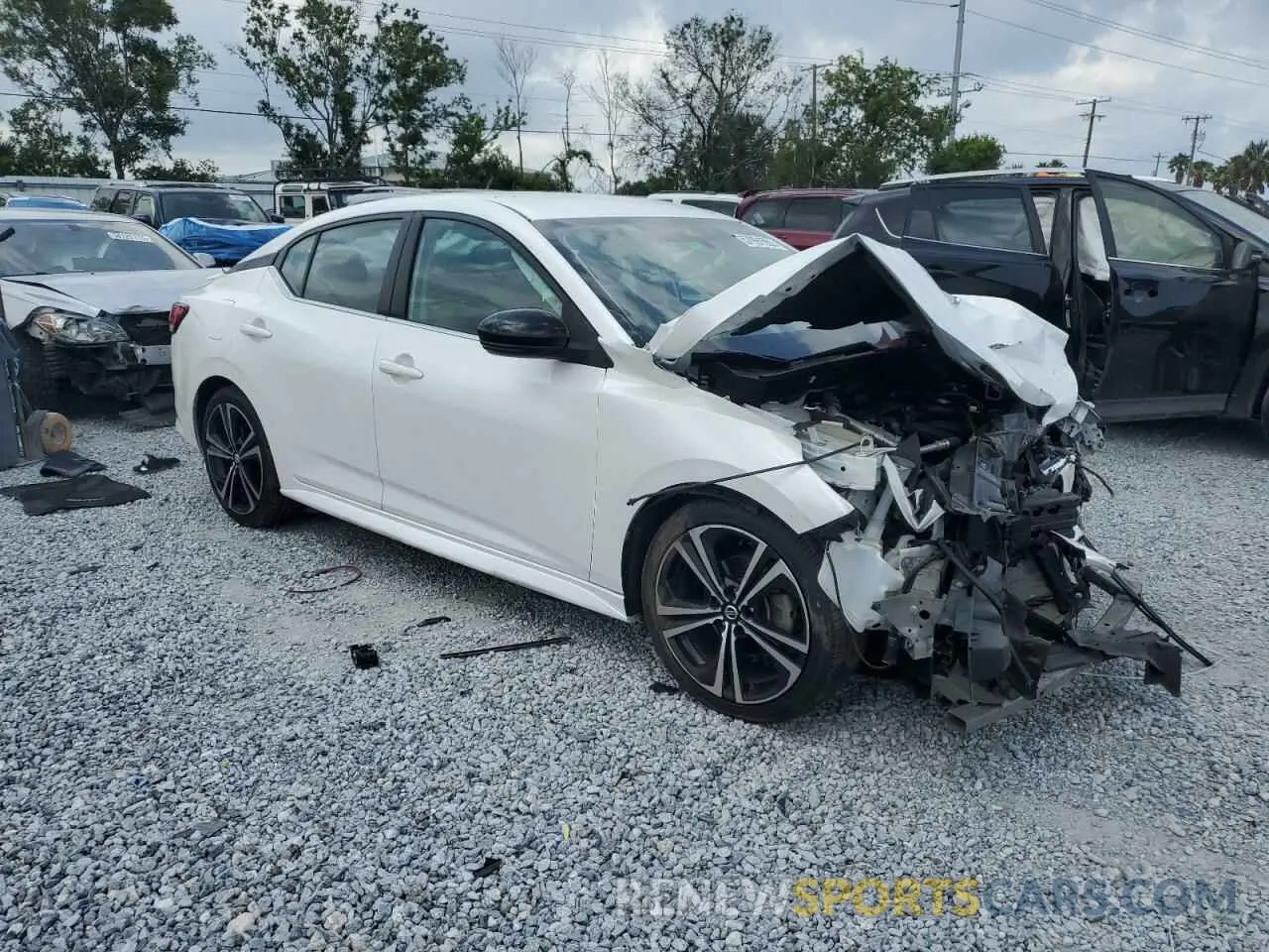 4 Photograph of a damaged car 3N1AB8DV0LY237801 NISSAN SENTRA 2020
