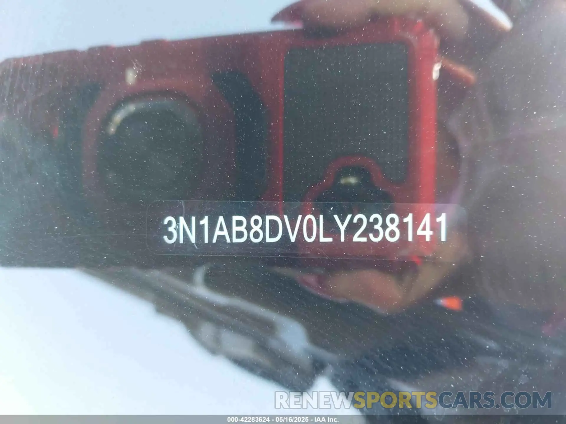 9 Photograph of a damaged car 3N1AB8DV0LY238141 NISSAN SENTRA 2020