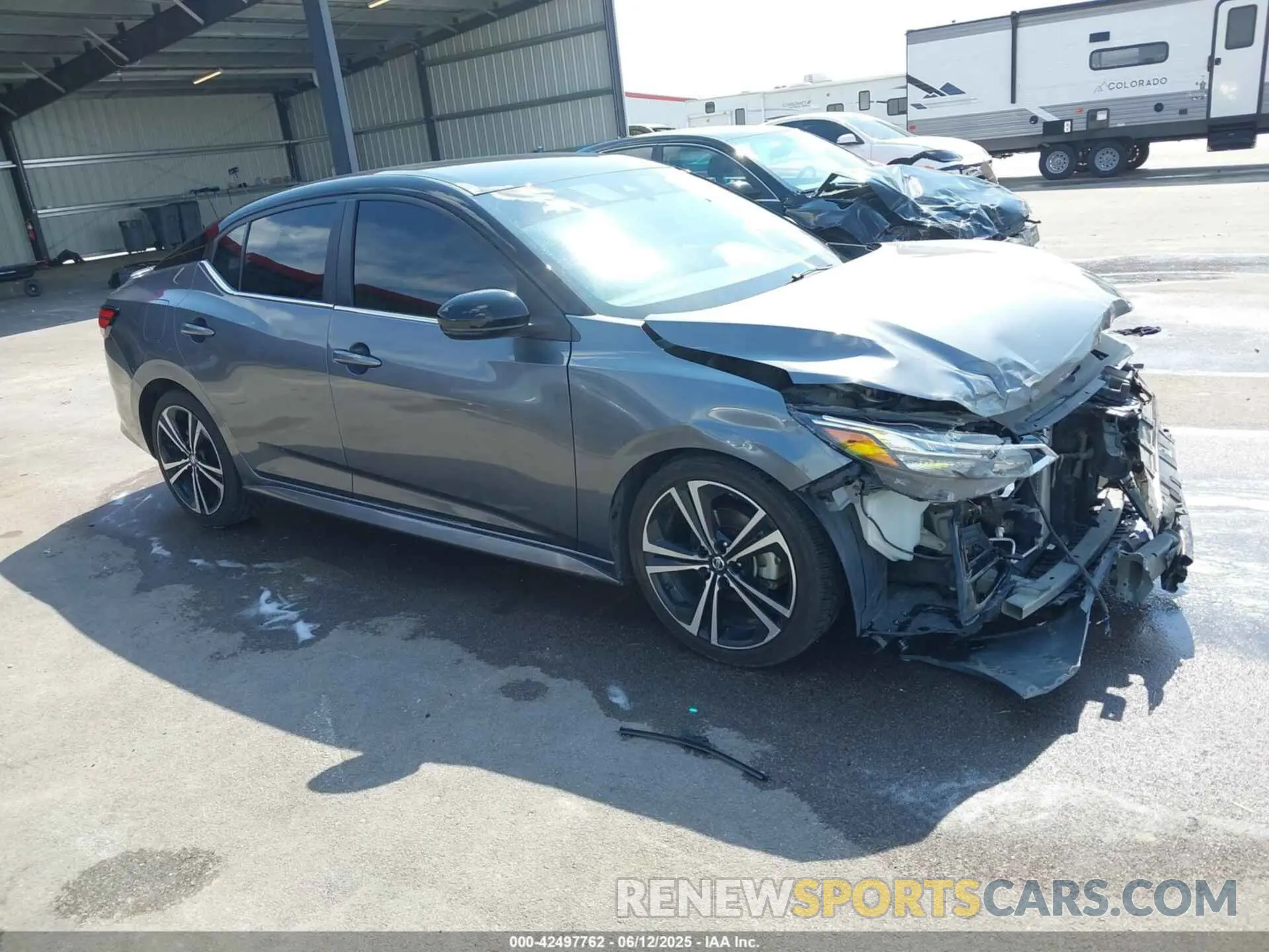 1 Photograph of a damaged car 3N1AB8DV0LY246885 NISSAN SENTRA 2020