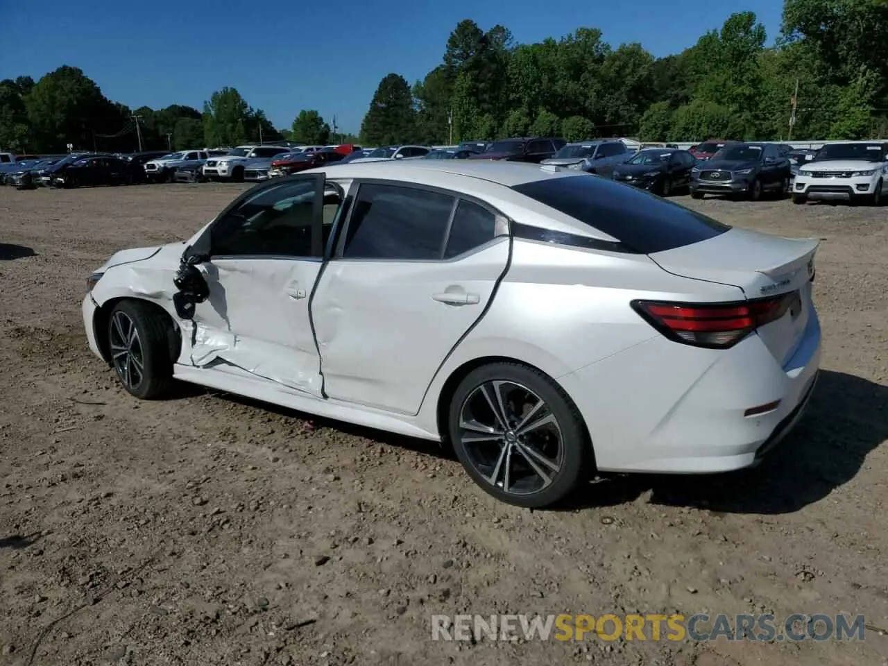 2 Photograph of a damaged car 3N1AB8DV0LY293527 NISSAN SENTRA 2020