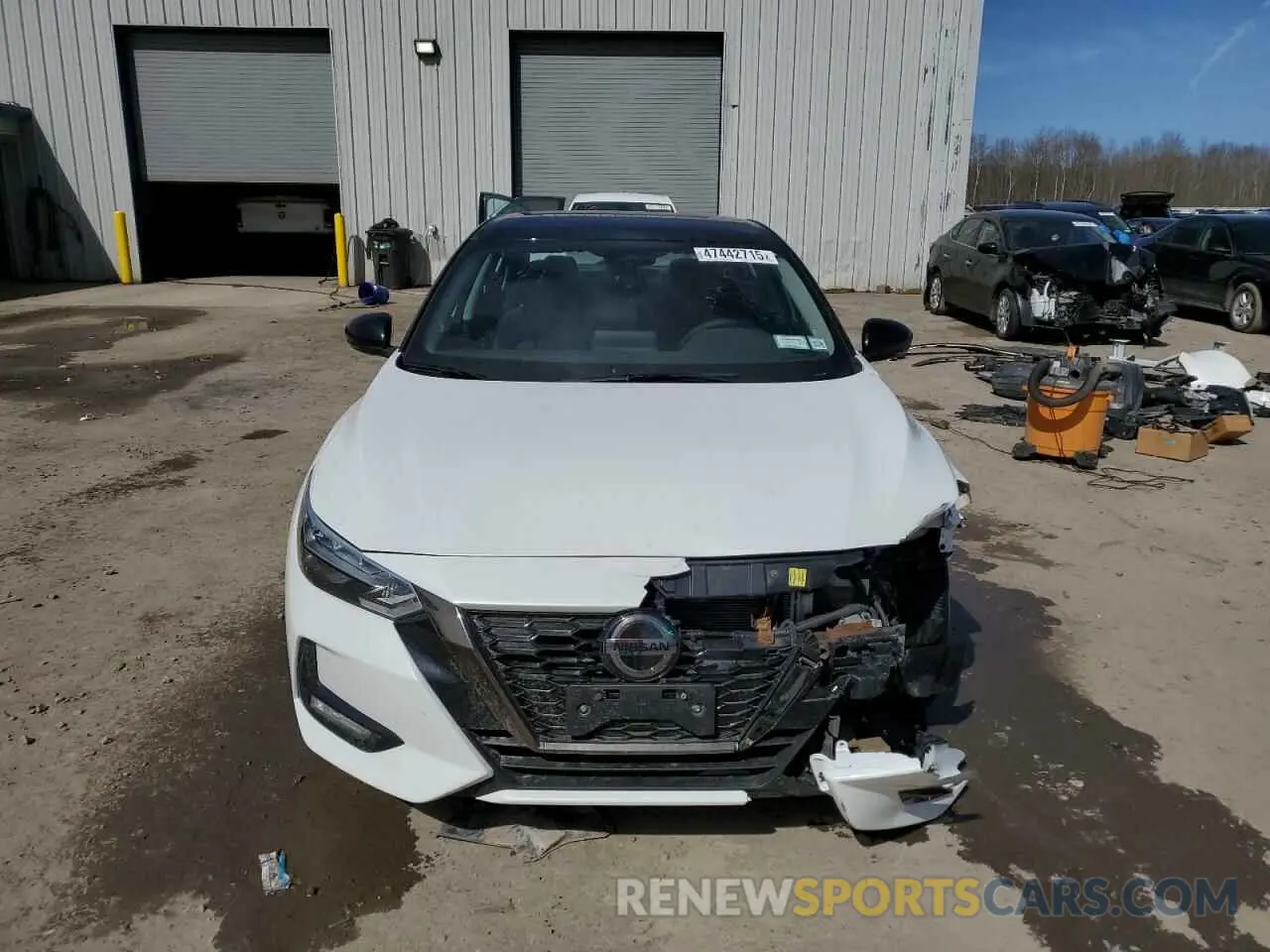 5 Photograph of a damaged car 3N1AB8DV1LY206685 NISSAN SENTRA 2020