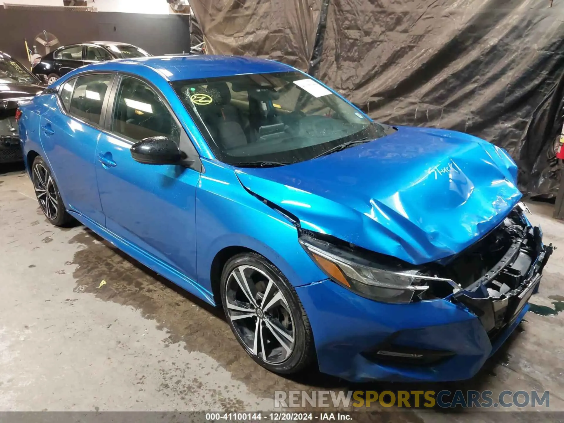 1 Photograph of a damaged car 3N1AB8DV1LY306480 NISSAN SENTRA 2020