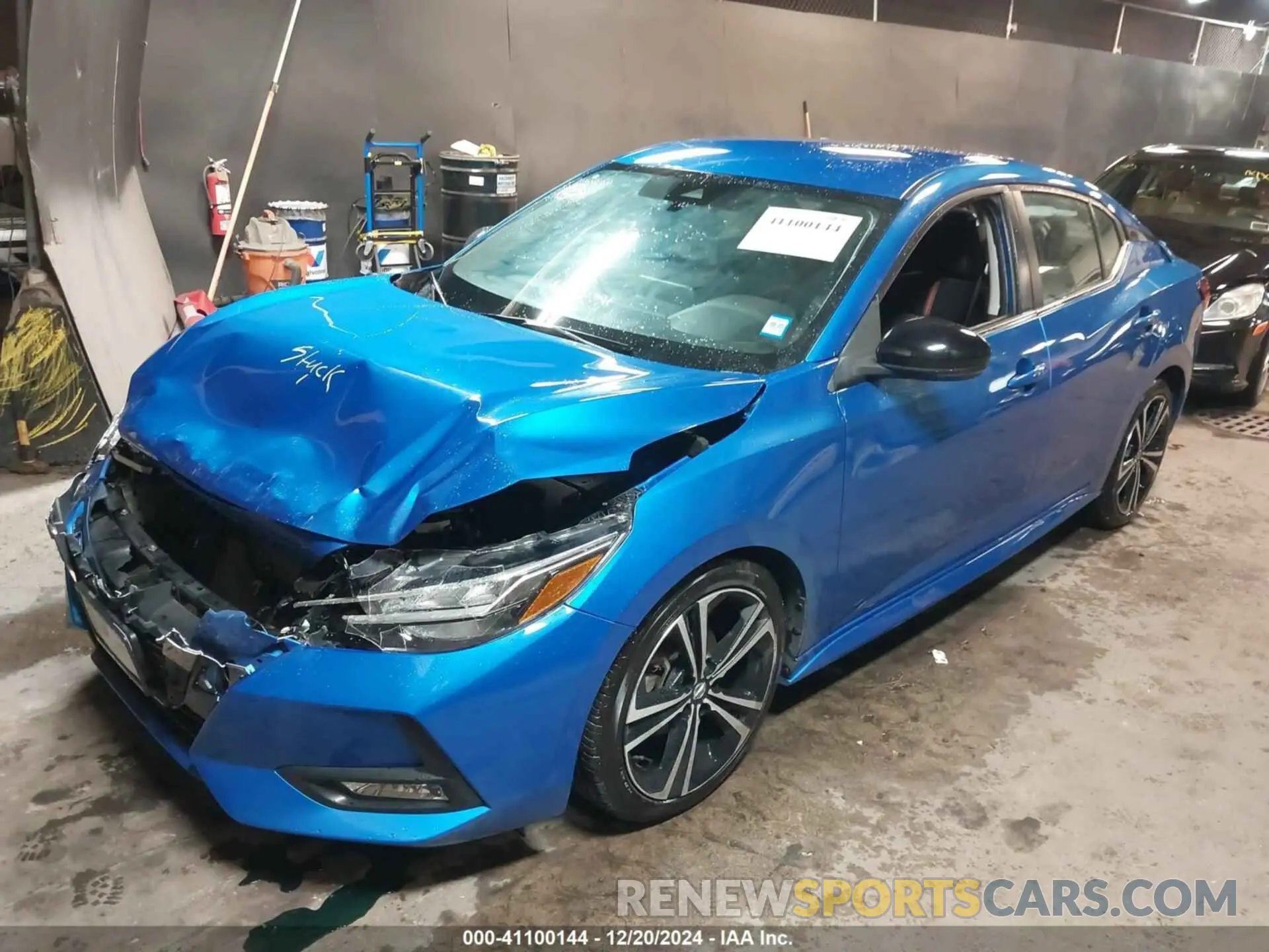 2 Photograph of a damaged car 3N1AB8DV1LY306480 NISSAN SENTRA 2020