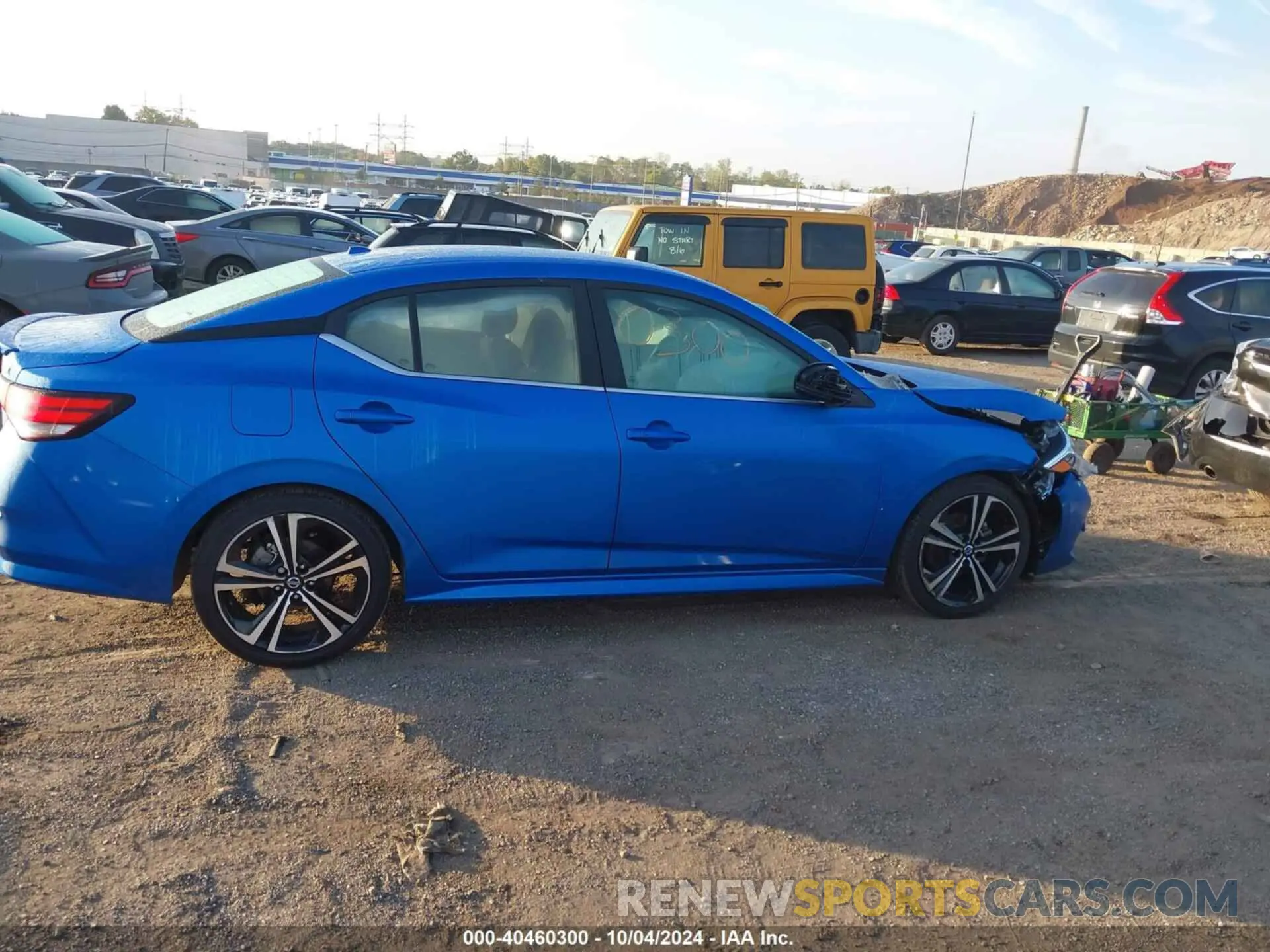 13 Photograph of a damaged car 3N1AB8DV1LY310805 NISSAN SENTRA 2020