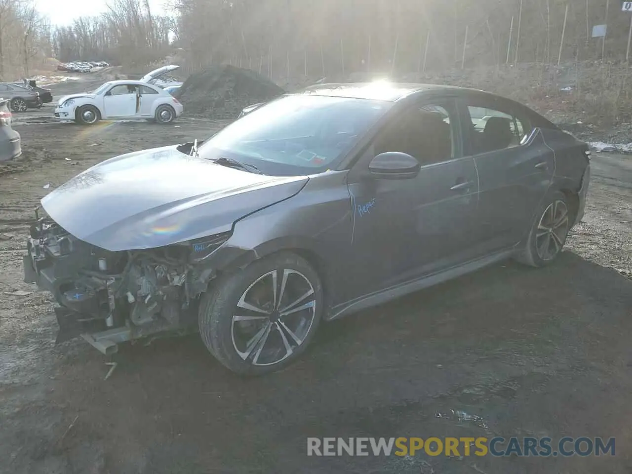 1 Photograph of a damaged car 3N1AB8DV2LY205982 NISSAN SENTRA 2020