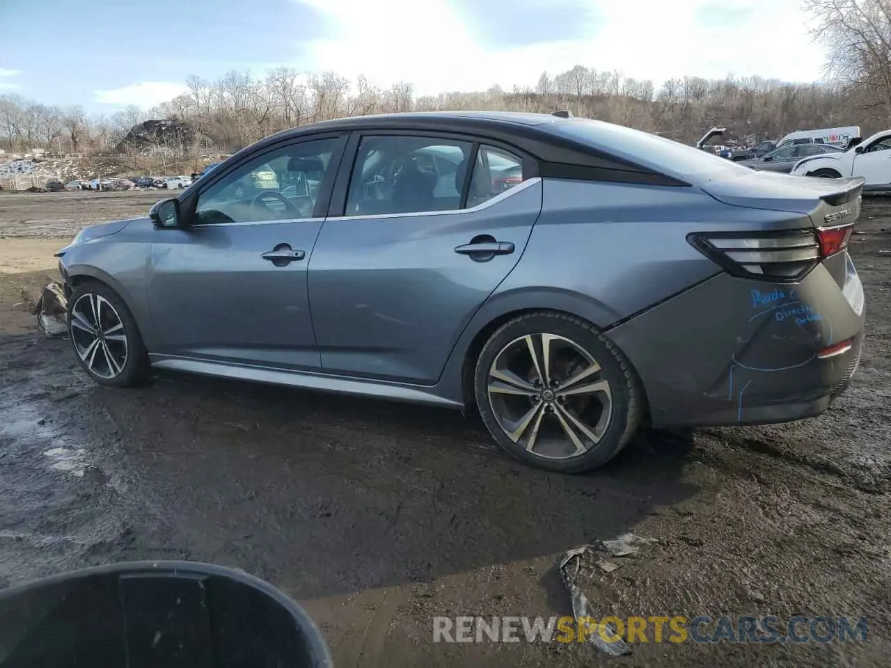 2 Photograph of a damaged car 3N1AB8DV2LY205982 NISSAN SENTRA 2020