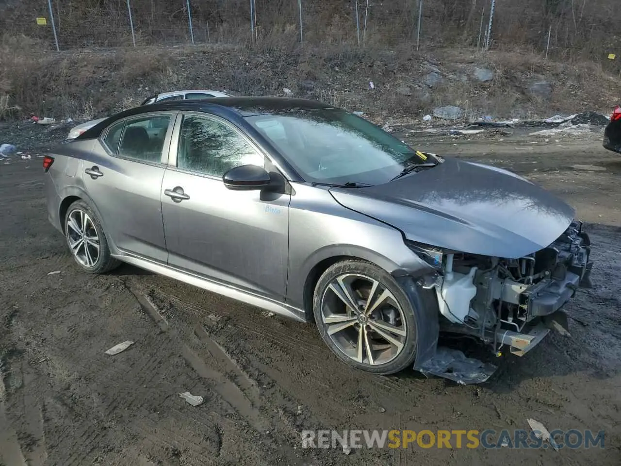 4 Photograph of a damaged car 3N1AB8DV2LY205982 NISSAN SENTRA 2020
