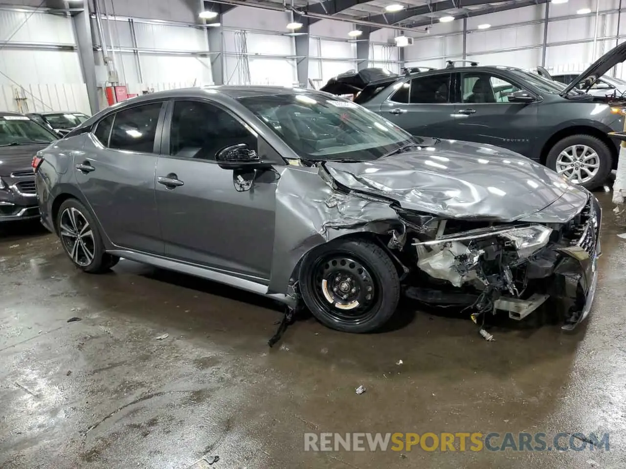 4 Photograph of a damaged car 3N1AB8DV2LY243325 NISSAN SENTRA 2020