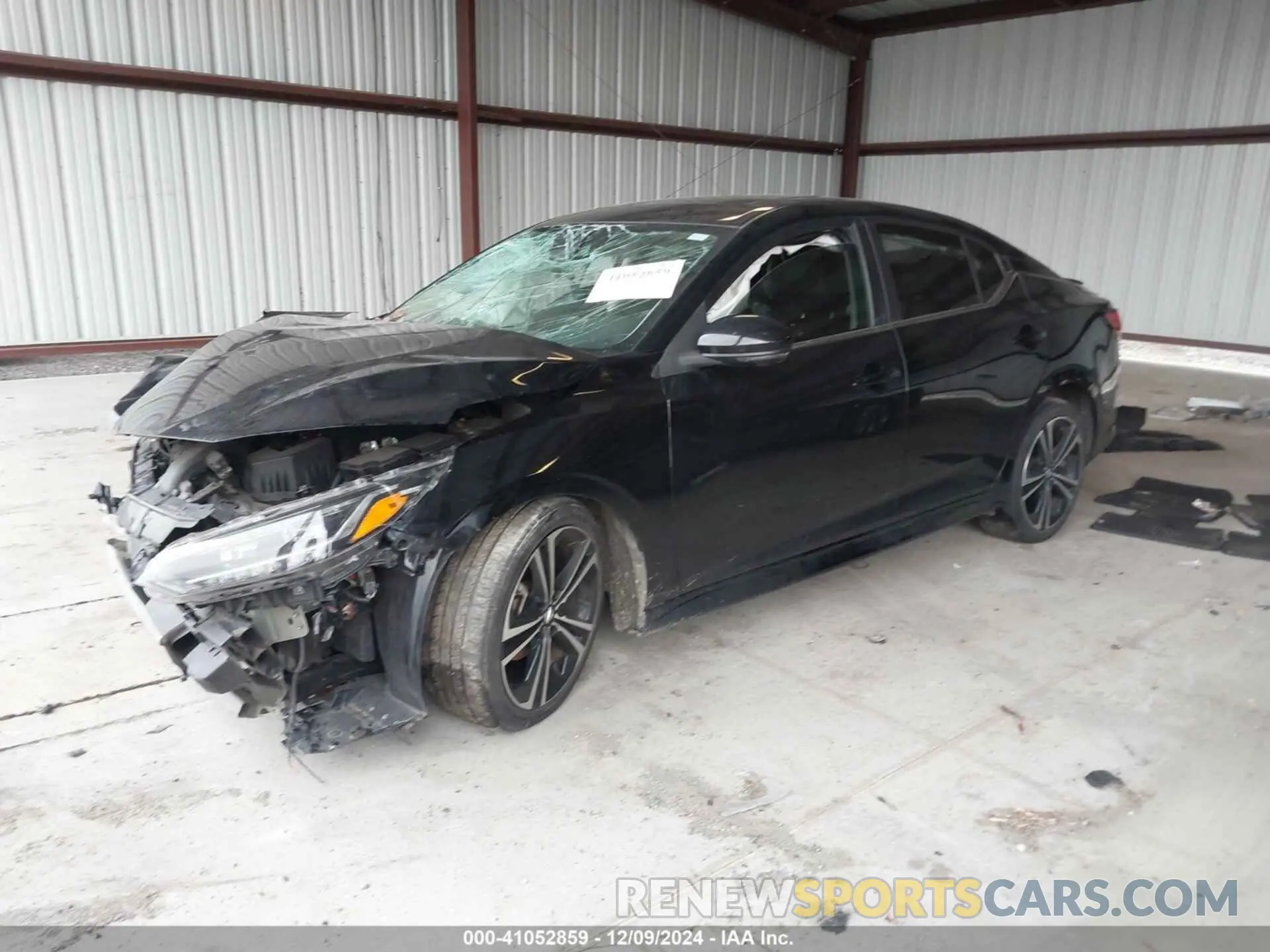 2 Photograph of a damaged car 3N1AB8DV2LY254101 NISSAN SENTRA 2020