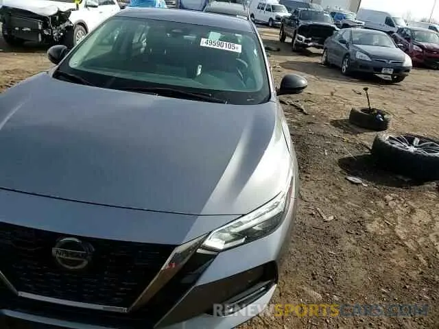 10 Photograph of a damaged car 3N1AB8DV2LY267849 NISSAN SENTRA 2020