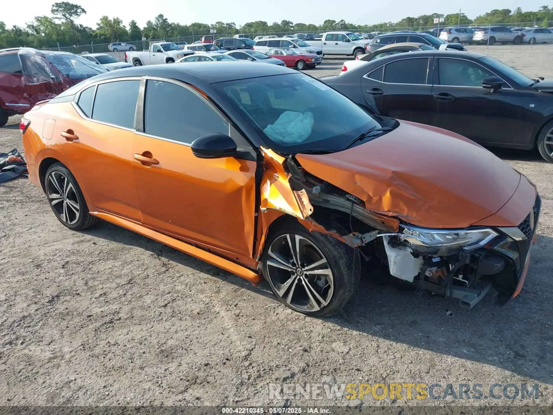 1 Photograph of a damaged car 3N1AB8DV3LY220765 NISSAN SENTRA 2020