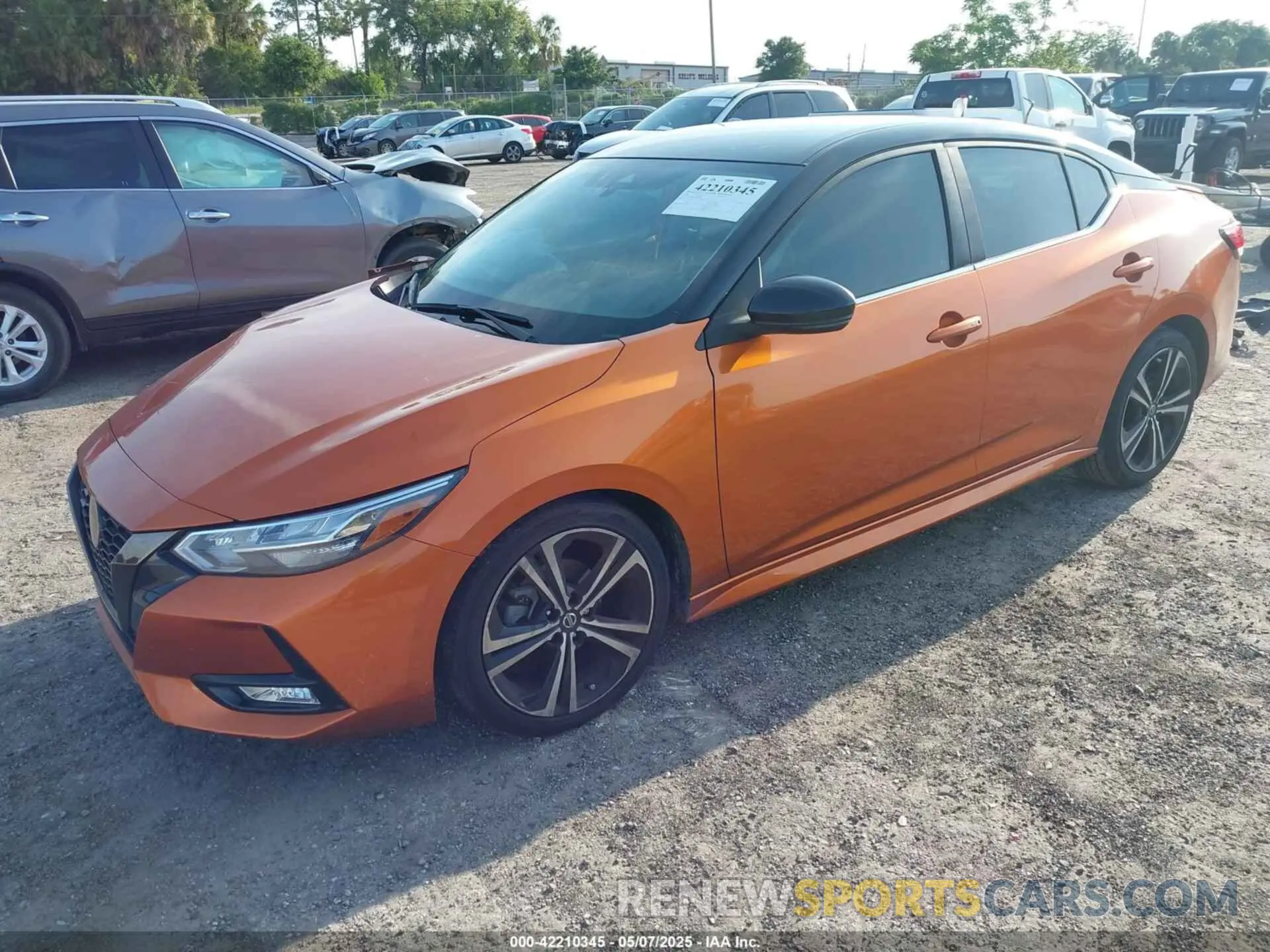 2 Photograph of a damaged car 3N1AB8DV3LY220765 NISSAN SENTRA 2020