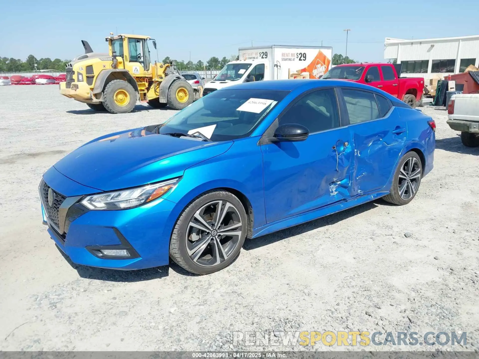 2 Photograph of a damaged car 3N1AB8DV3LY221382 NISSAN SENTRA 2020