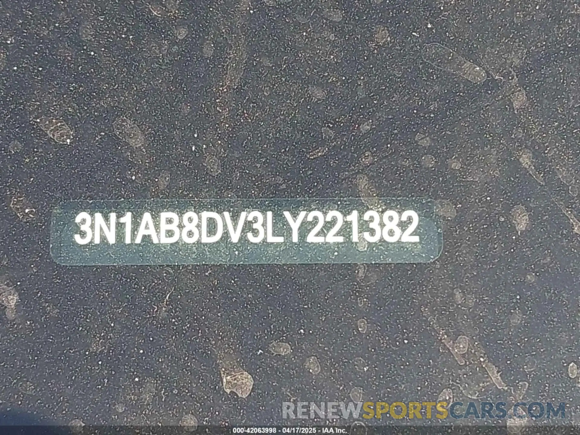 9 Photograph of a damaged car 3N1AB8DV3LY221382 NISSAN SENTRA 2020