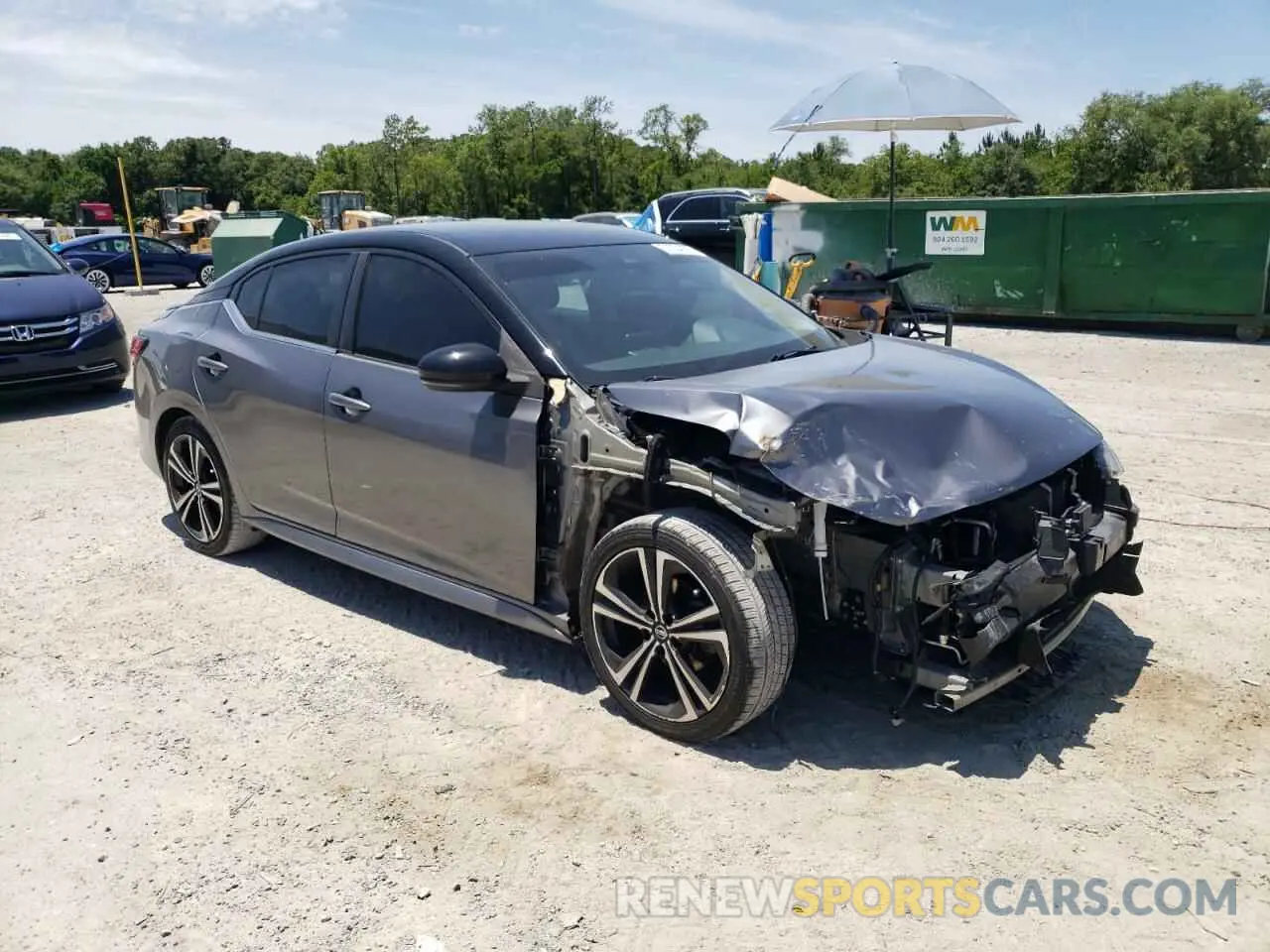 4 Photograph of a damaged car 3N1AB8DV3LY242362 NISSAN SENTRA 2020