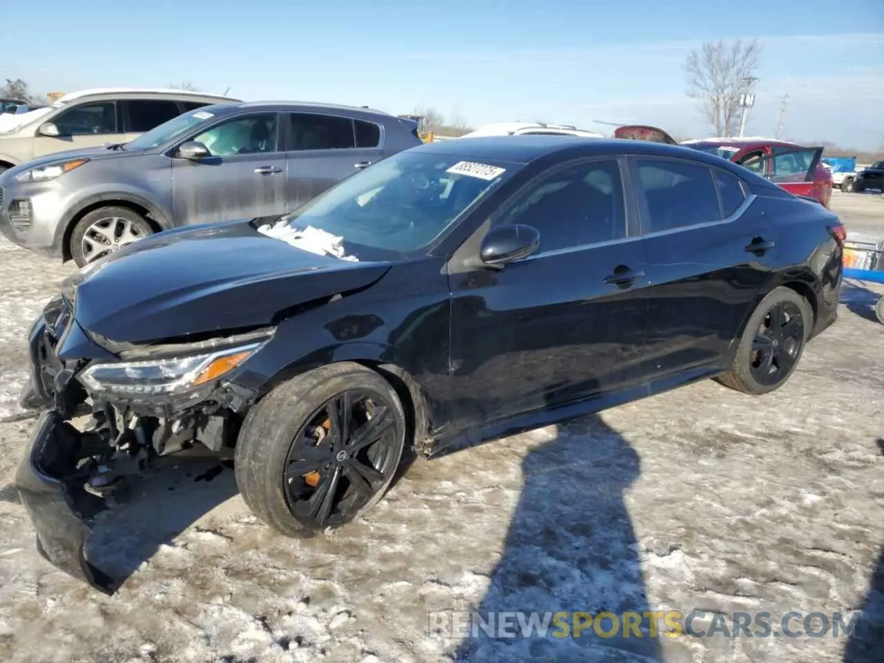 1 Photograph of a damaged car 3N1AB8DV3LY249943 NISSAN SENTRA 2020