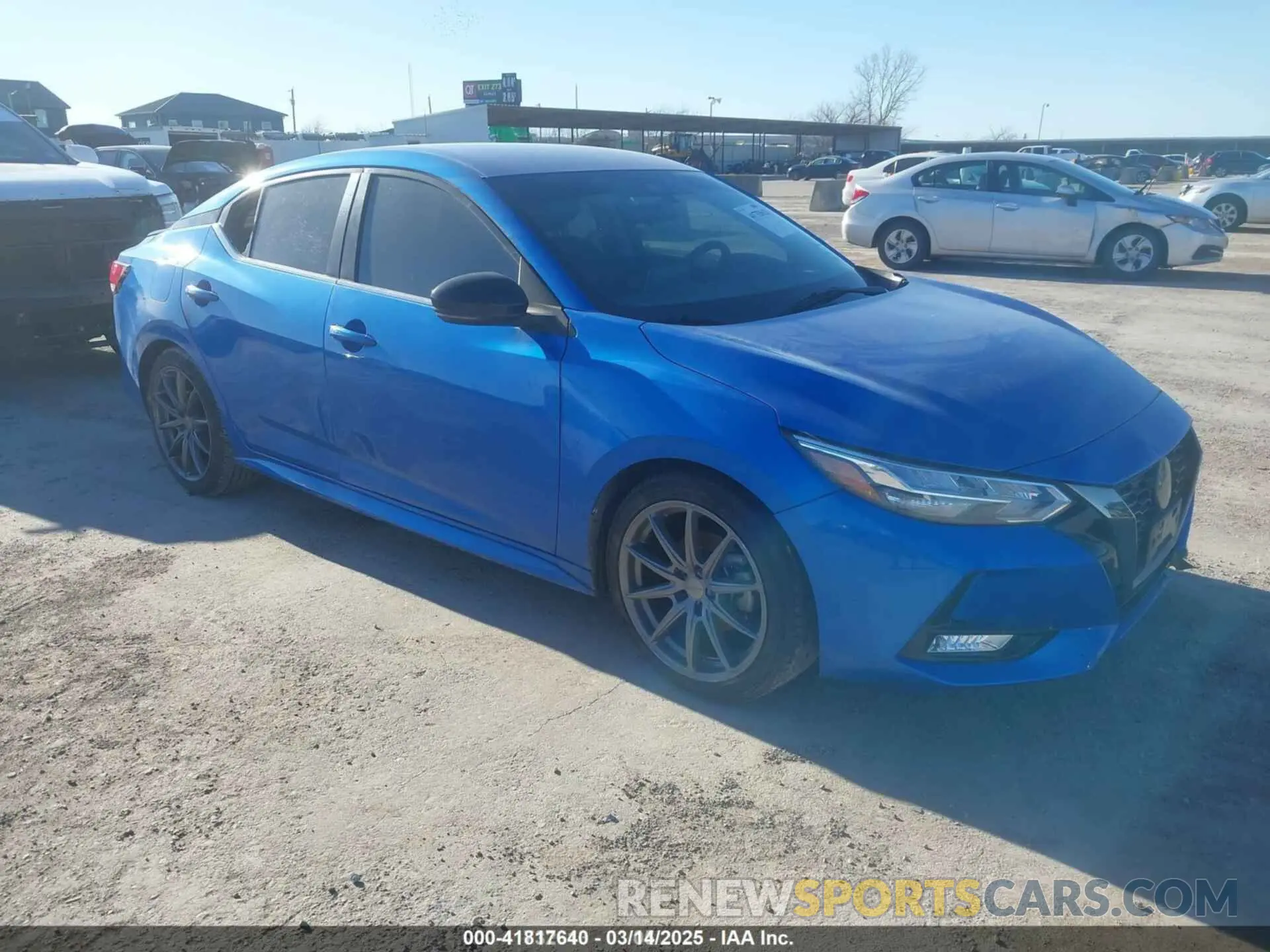1 Photograph of a damaged car 3N1AB8DV3LY278522 NISSAN SENTRA 2020