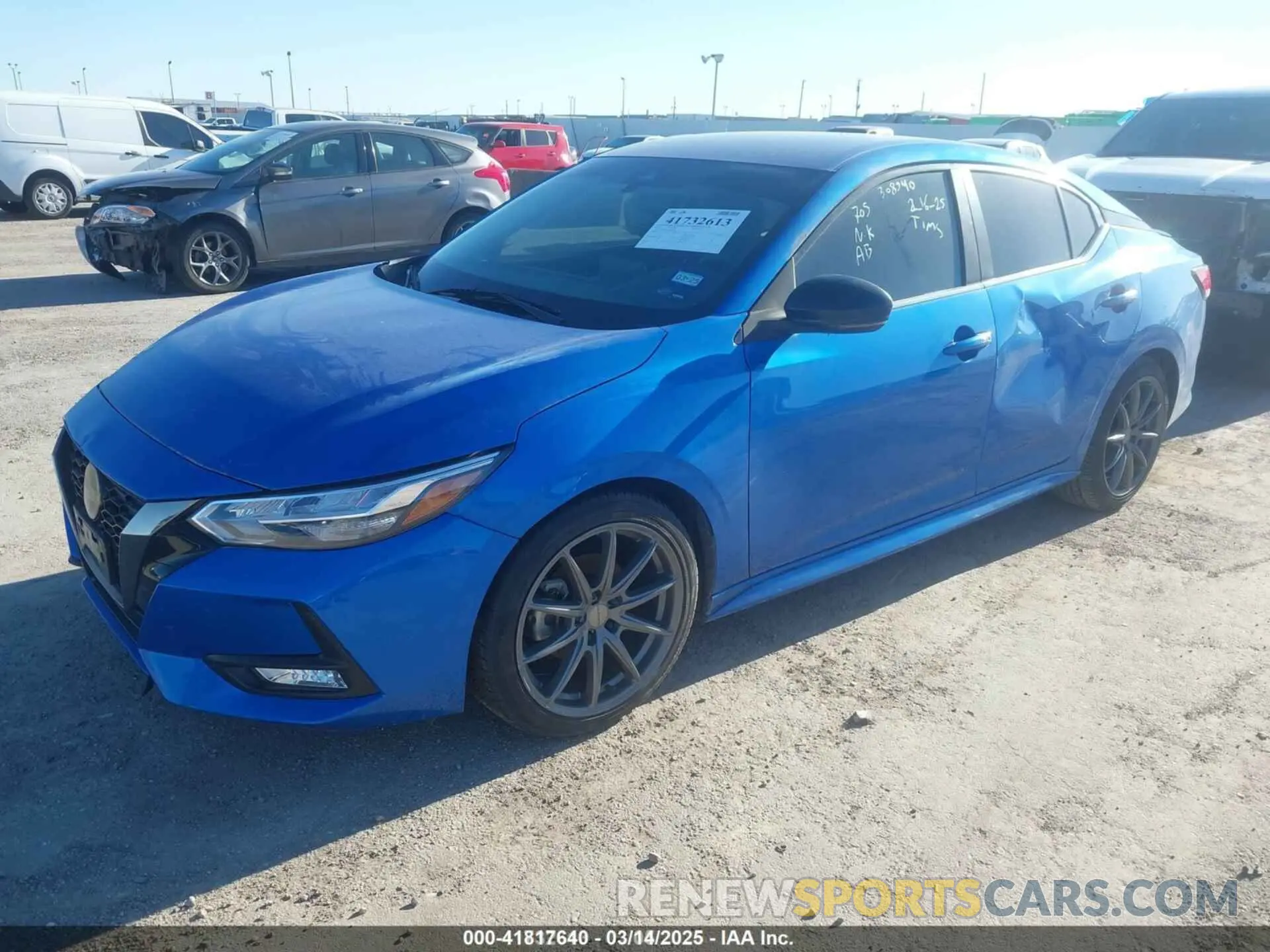 2 Photograph of a damaged car 3N1AB8DV3LY278522 NISSAN SENTRA 2020