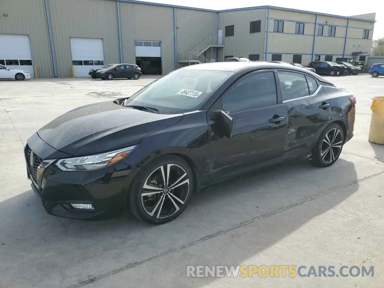 1 Photograph of a damaged car 3N1AB8DV3LY278665 NISSAN SENTRA 2020