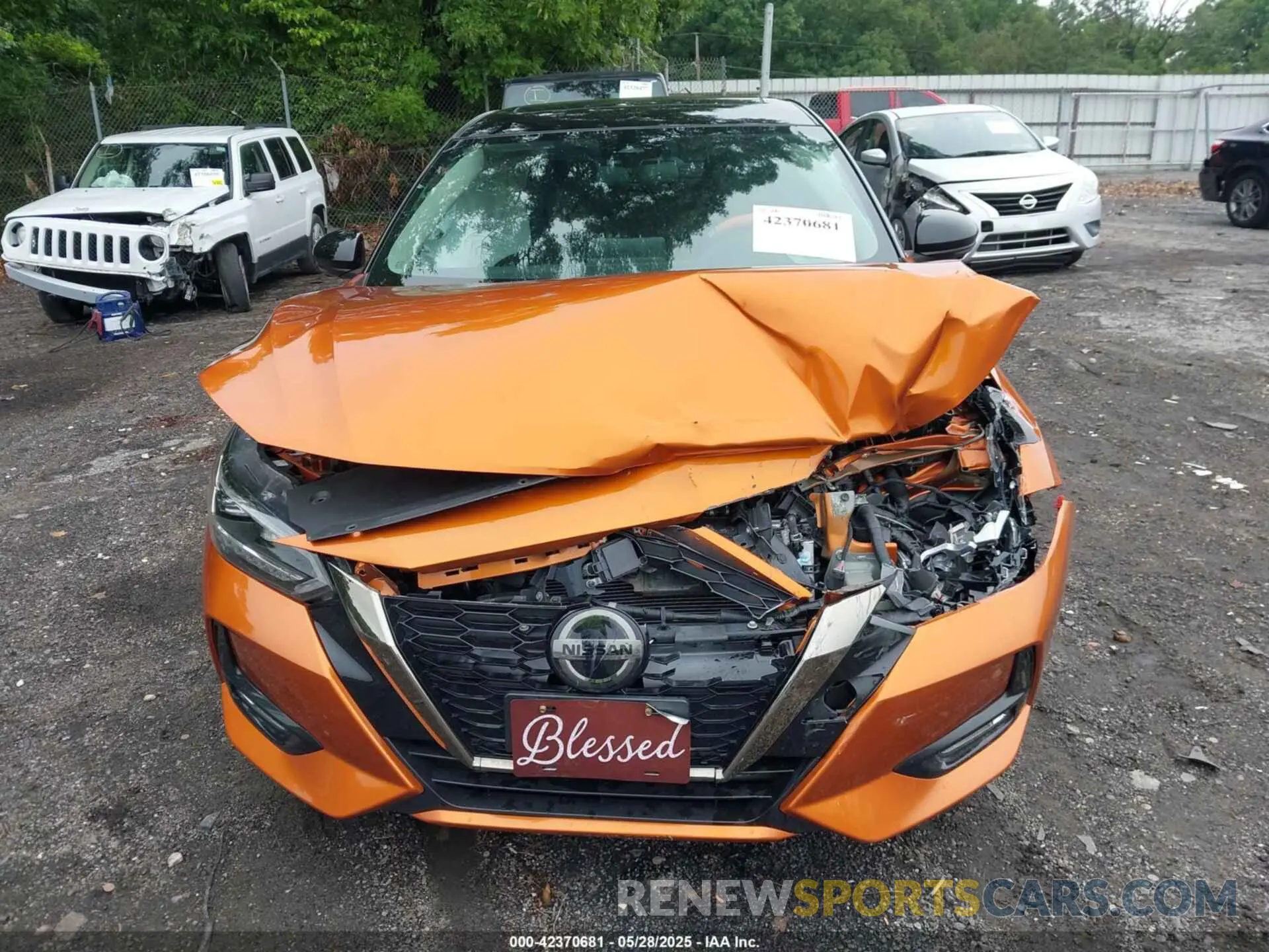12 Photograph of a damaged car 3N1AB8DV3LY291979 NISSAN SENTRA 2020