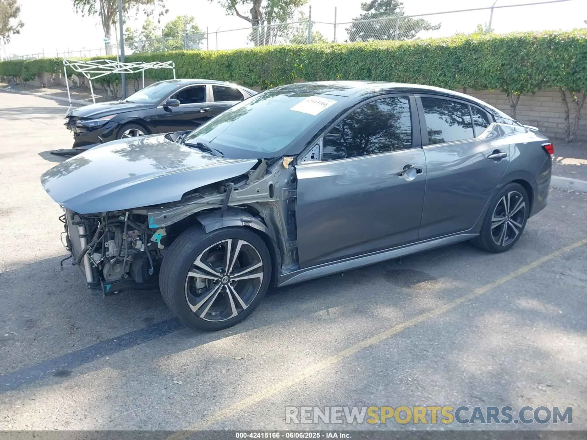 2 Photograph of a damaged car 3N1AB8DV3LY308439 NISSAN SENTRA 2020