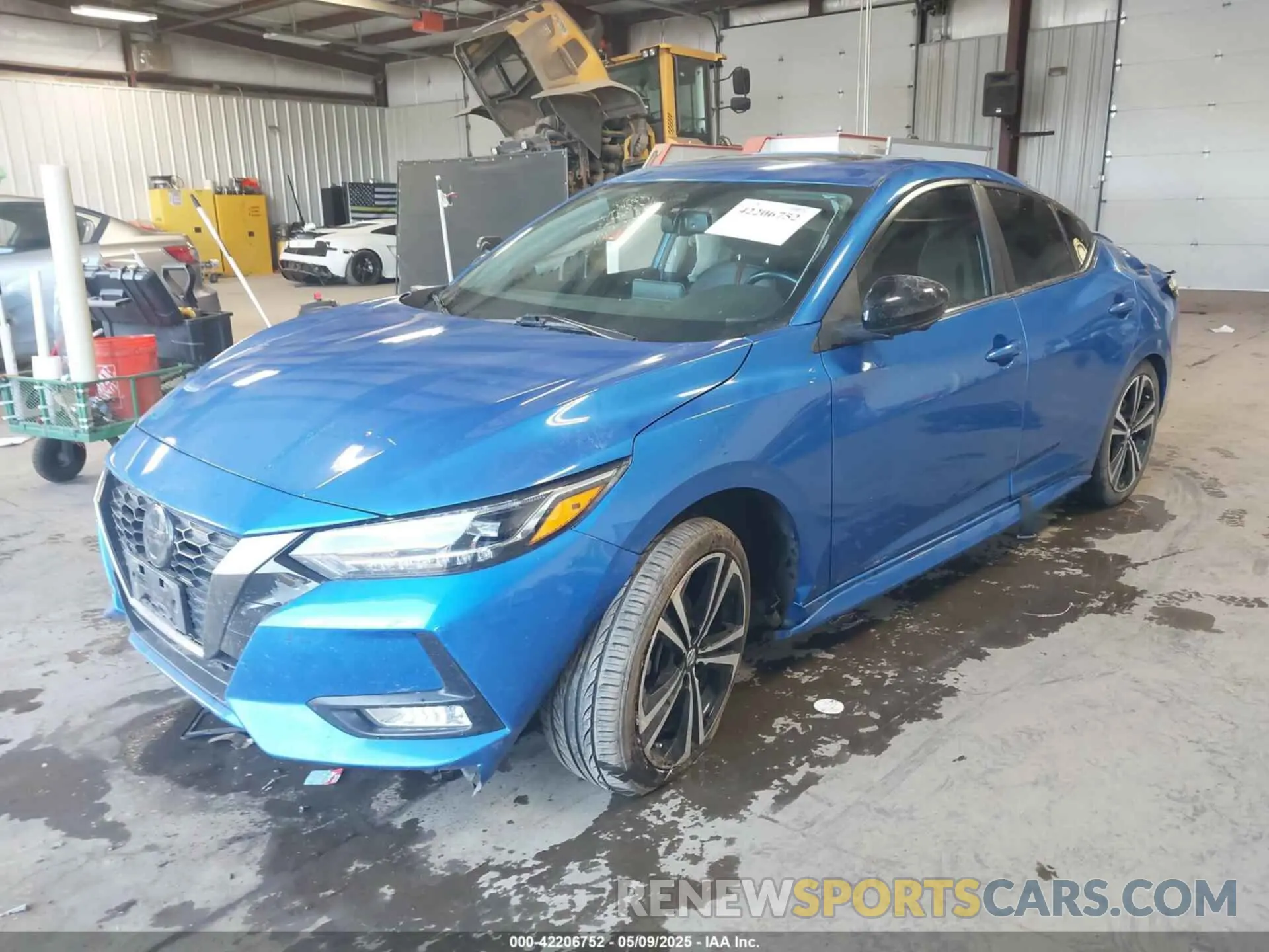 2 Photograph of a damaged car 3N1AB8DV4LY237655 NISSAN SENTRA 2020