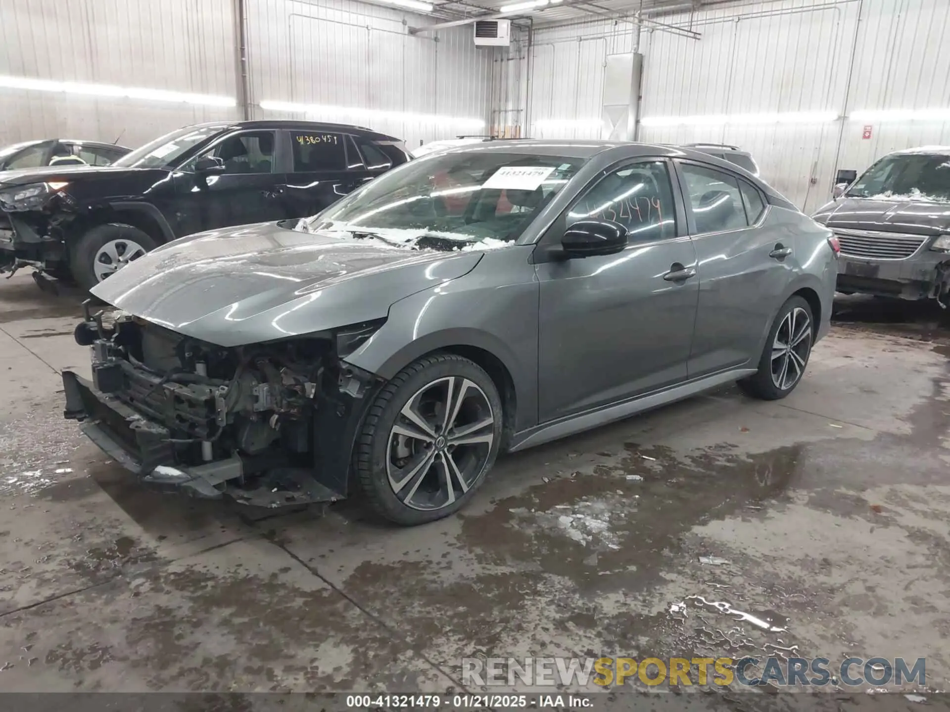 2 Photograph of a damaged car 3N1AB8DV4LY264905 NISSAN SENTRA 2020