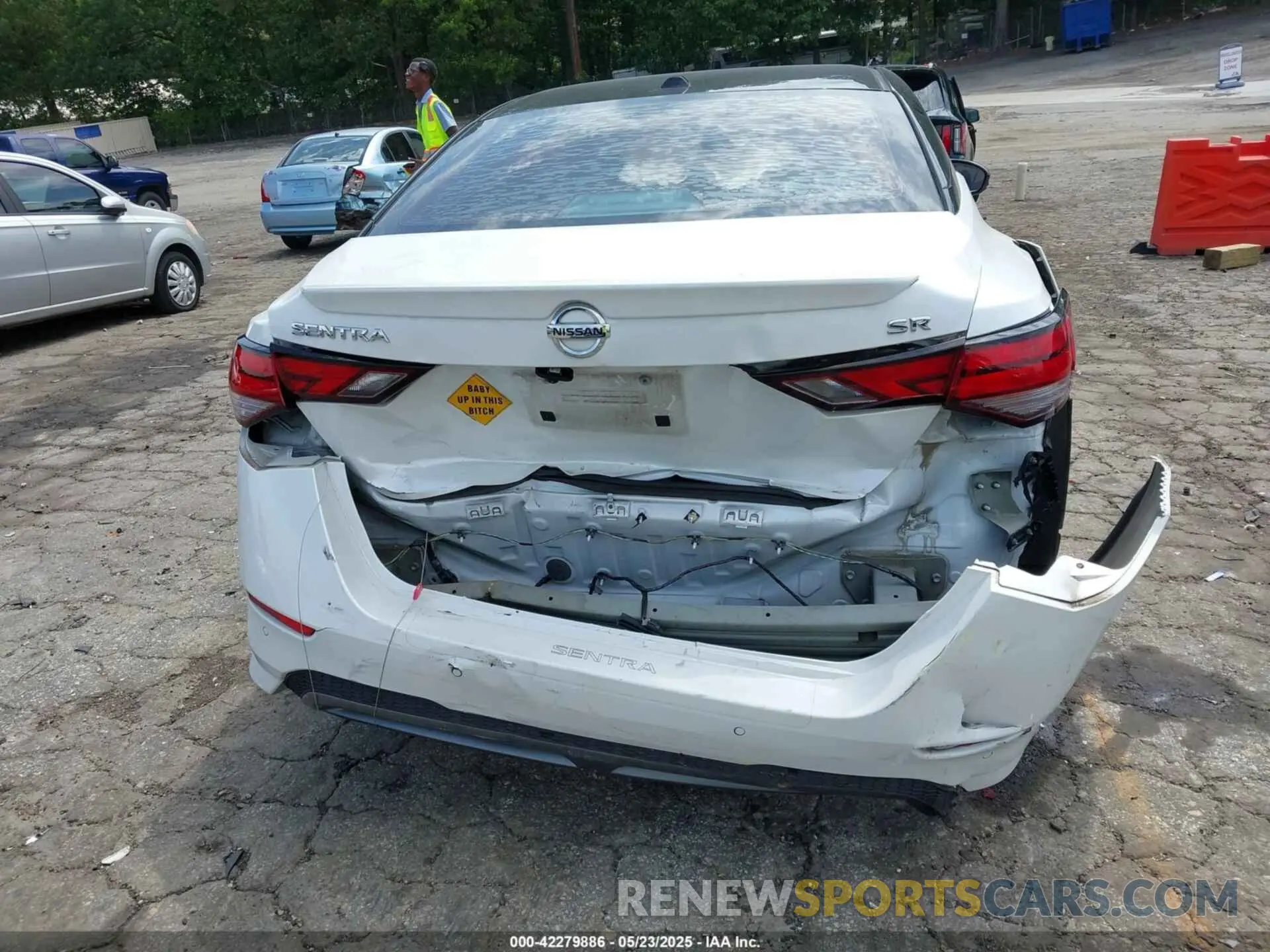 16 Photograph of a damaged car 3N1AB8DV4LY265357 NISSAN SENTRA 2020