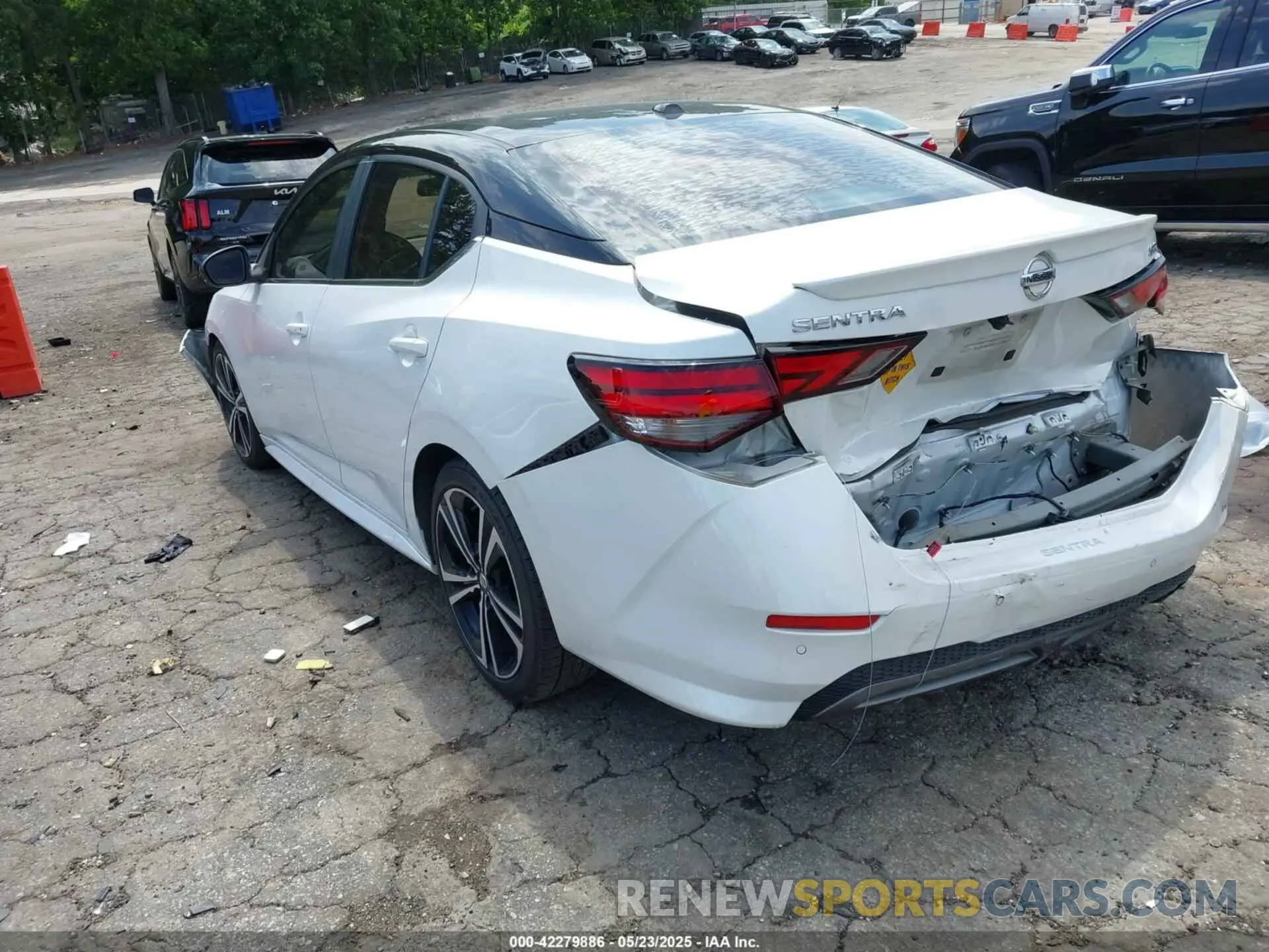 3 Photograph of a damaged car 3N1AB8DV4LY265357 NISSAN SENTRA 2020