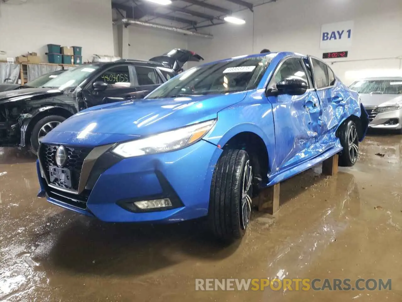 1 Photograph of a damaged car 3N1AB8DV4LY288489 NISSAN SENTRA 2020