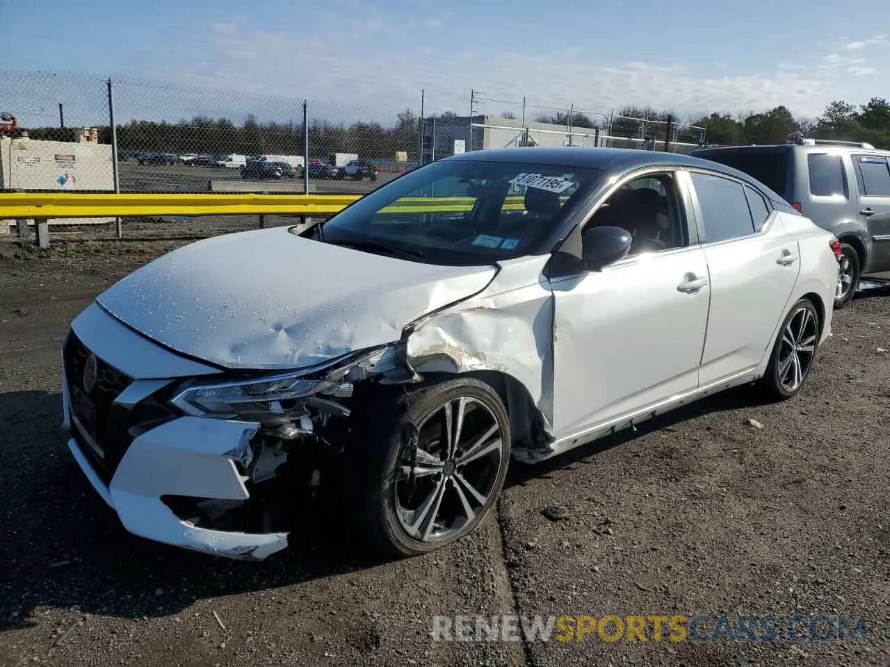 1 Photograph of a damaged car 3N1AB8DV4LY299654 NISSAN SENTRA 2020