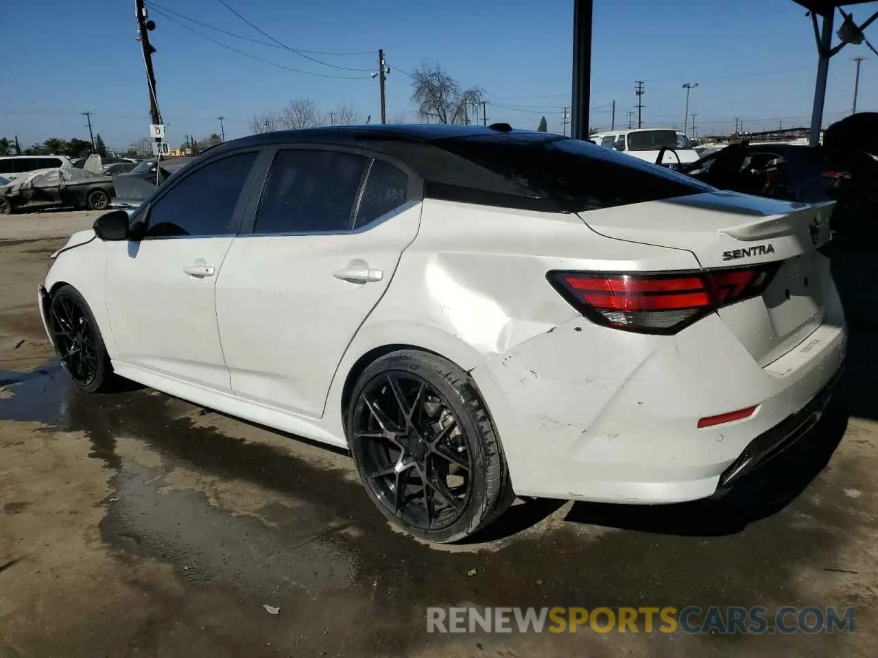 2 Photograph of a damaged car 3N1AB8DV4LY303816 NISSAN SENTRA 2020