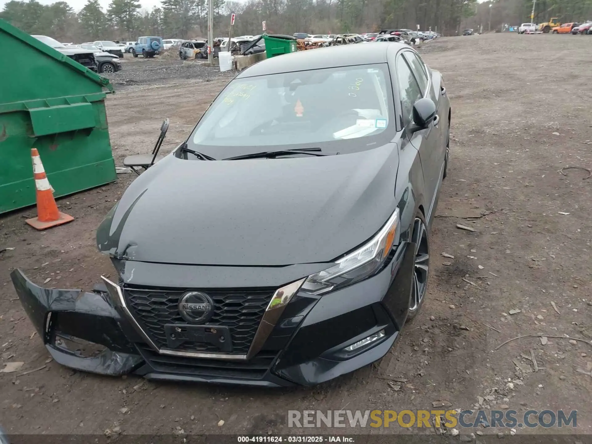 12 Photograph of a damaged car 3N1AB8DV5LY218161 NISSAN SENTRA 2020