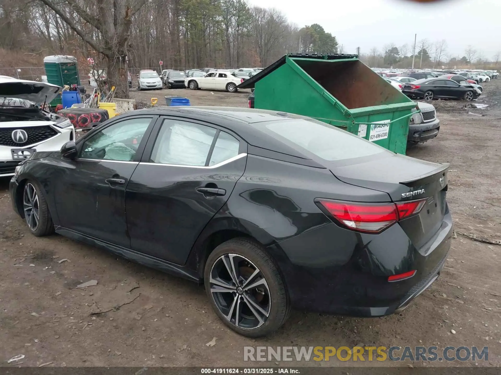 14 Photograph of a damaged car 3N1AB8DV5LY218161 NISSAN SENTRA 2020