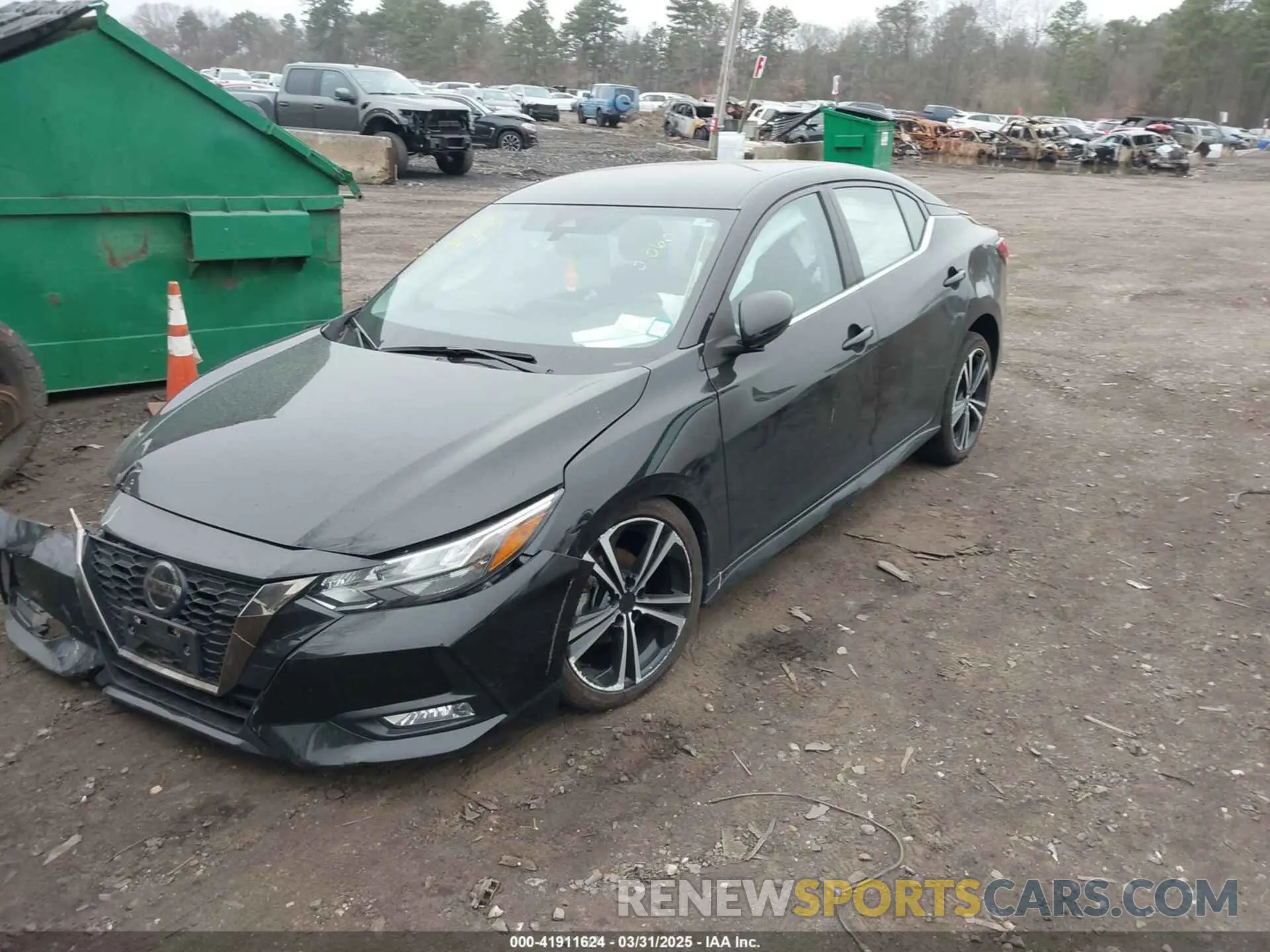 2 Photograph of a damaged car 3N1AB8DV5LY218161 NISSAN SENTRA 2020