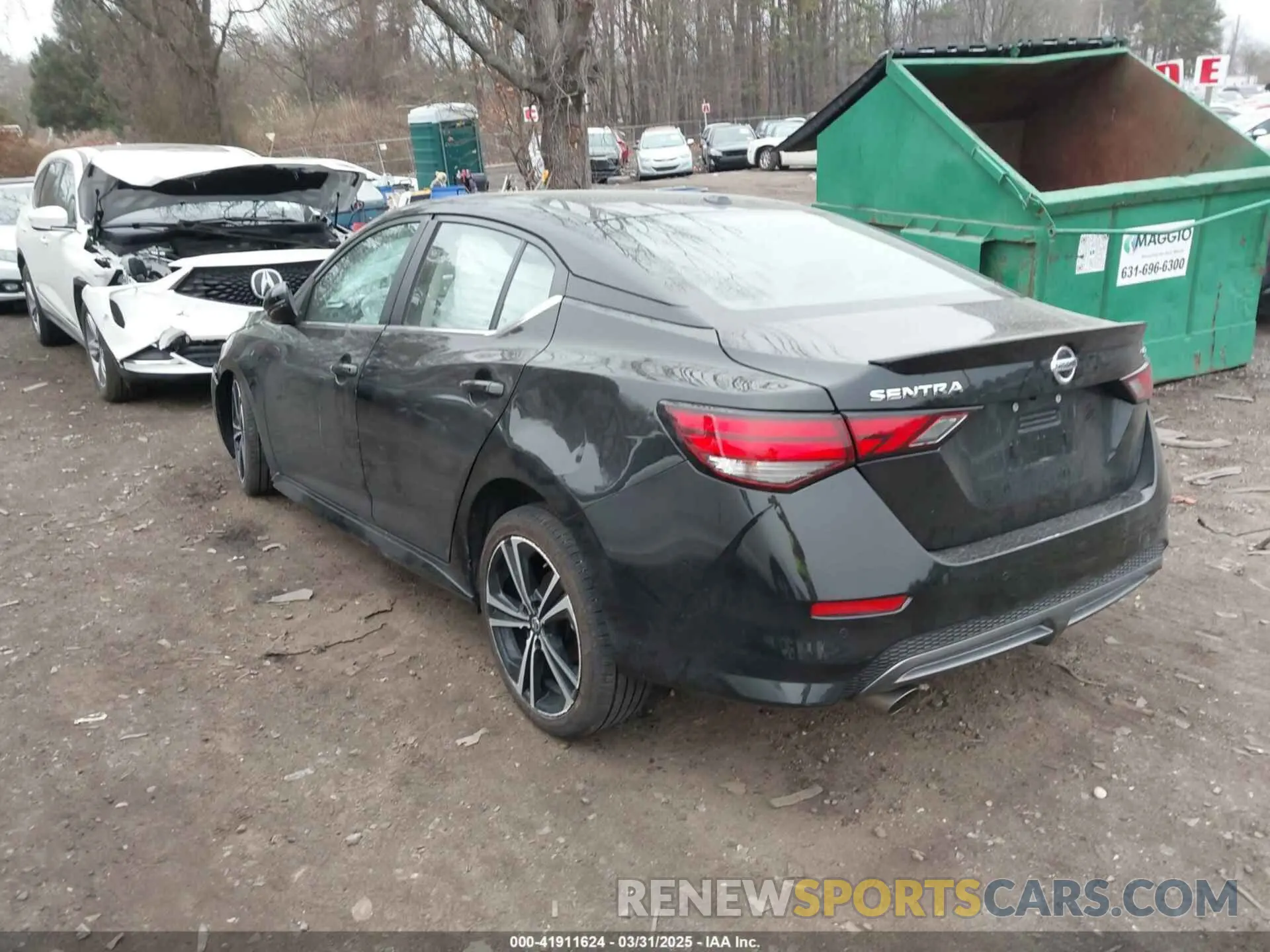 3 Photograph of a damaged car 3N1AB8DV5LY218161 NISSAN SENTRA 2020