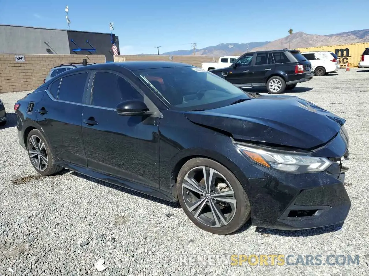 4 Photograph of a damaged car 3N1AB8DV5LY255128 NISSAN SENTRA 2020