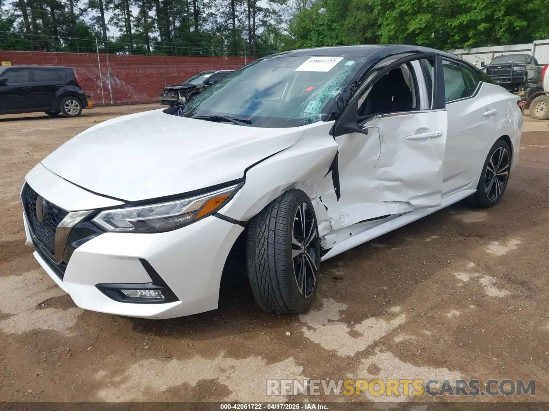 2 Photograph of a damaged car 3N1AB8DV5LY272866 NISSAN SENTRA 2020
