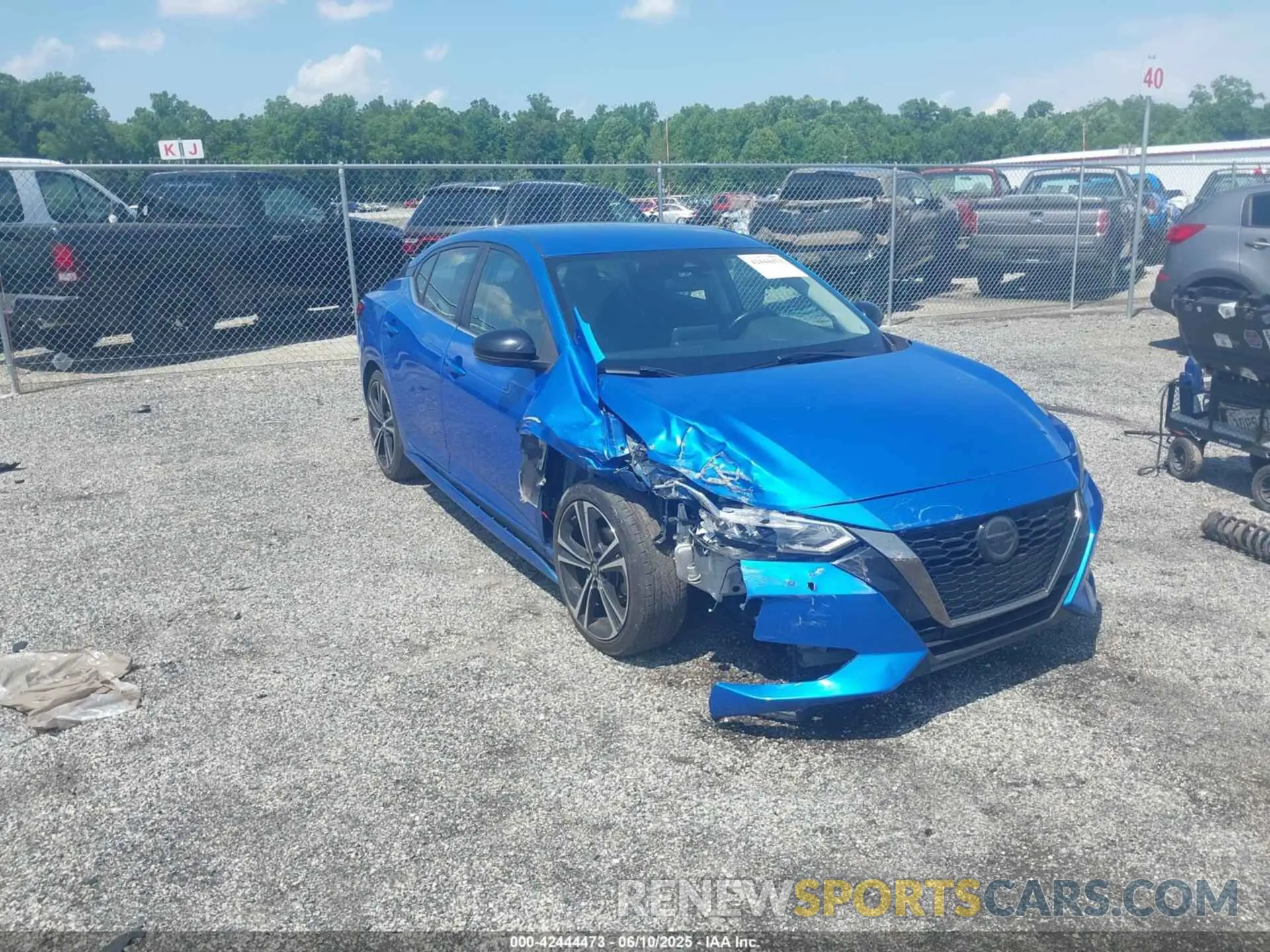 1 Photograph of a damaged car 3N1AB8DV5LY293121 NISSAN SENTRA 2020