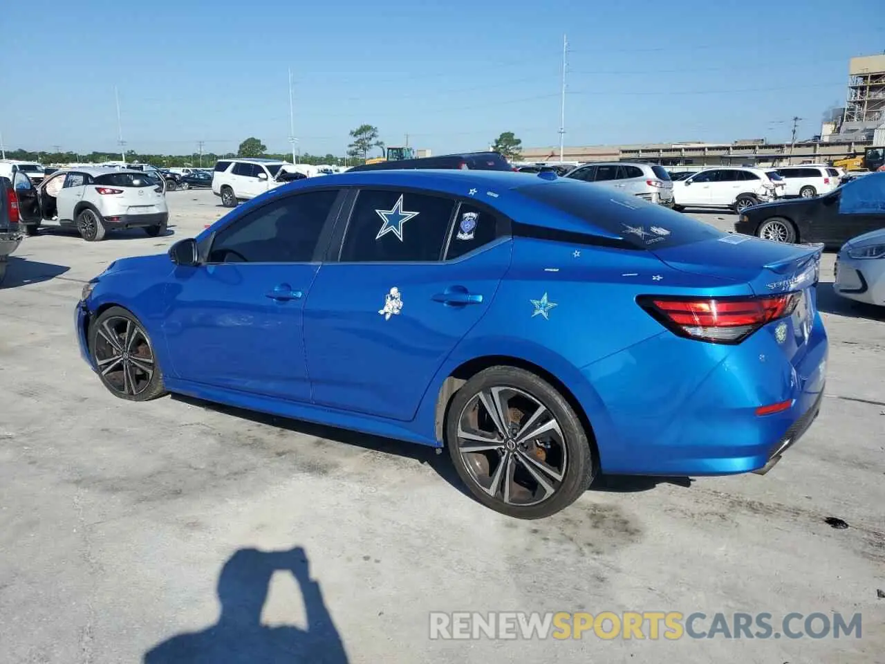 2 Photograph of a damaged car 3N1AB8DV6LY209355 NISSAN SENTRA 2020