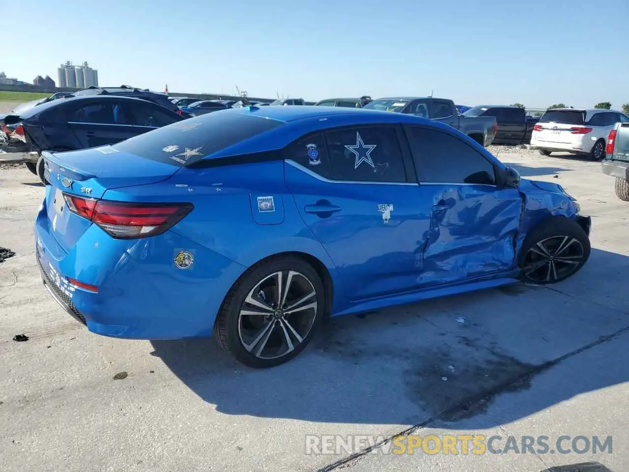 3 Photograph of a damaged car 3N1AB8DV6LY209355 NISSAN SENTRA 2020