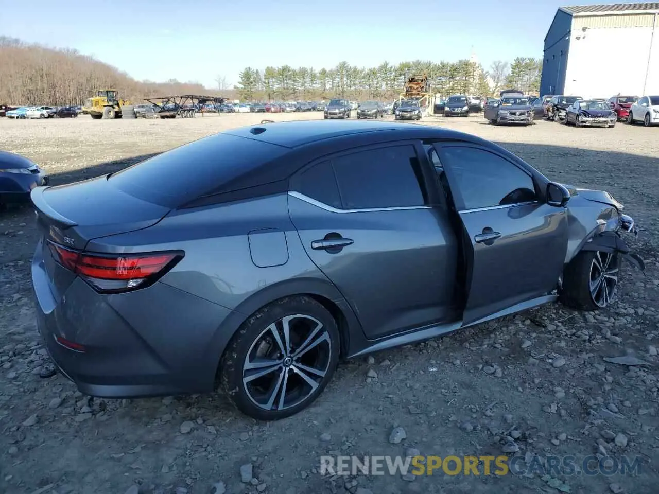 3 Photograph of a damaged car 3N1AB8DV6LY212255 NISSAN SENTRA 2020