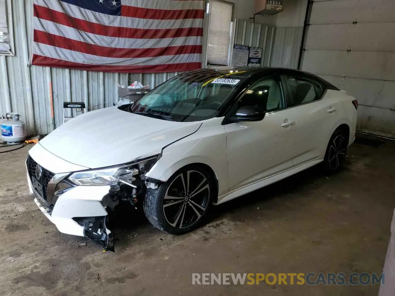 1 Photograph of a damaged car 3N1AB8DV6LY217097 NISSAN SENTRA 2020