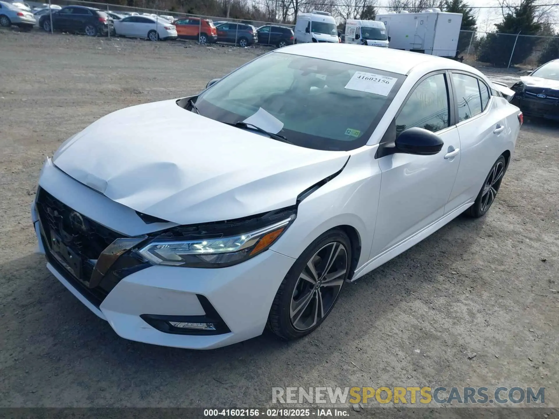 2 Photograph of a damaged car 3N1AB8DV6LY218217 NISSAN SENTRA 2020