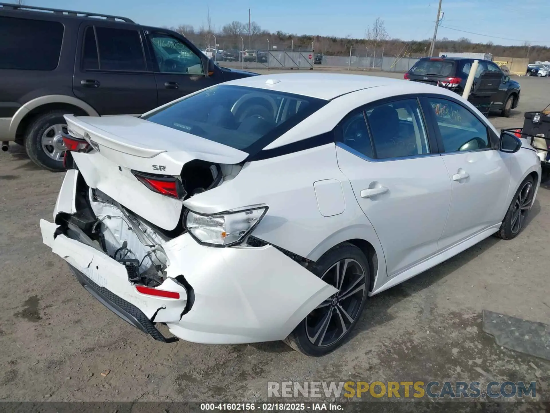 4 Photograph of a damaged car 3N1AB8DV6LY218217 NISSAN SENTRA 2020